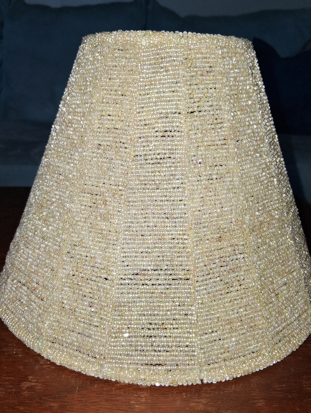 Vintage Seed Bead Lampshade